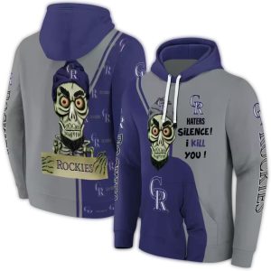 Colorado Rockies Achmed Skull All-Over Print Hoodie For Fans
