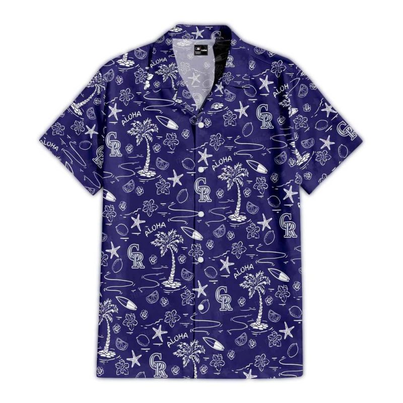 Colorado Rockies Aloha Paradise Hawaiian Shirt 1