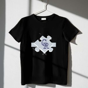 Colorado Rockies Autism Awareness T-Shirt - Support A Great Cause!