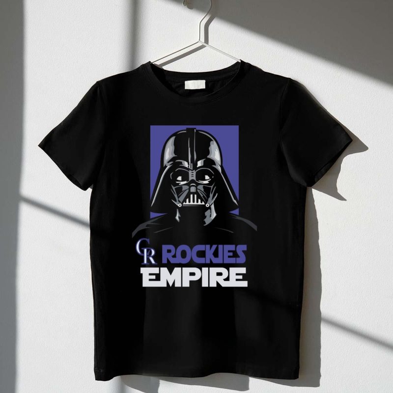 Colorado Rockies CR Darth Vader Empire T Shirt t shirt 1 1