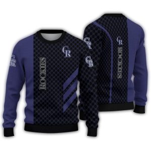 Colorado Rockies Circles Mesh Ugly Holiday Sweater For Fans
