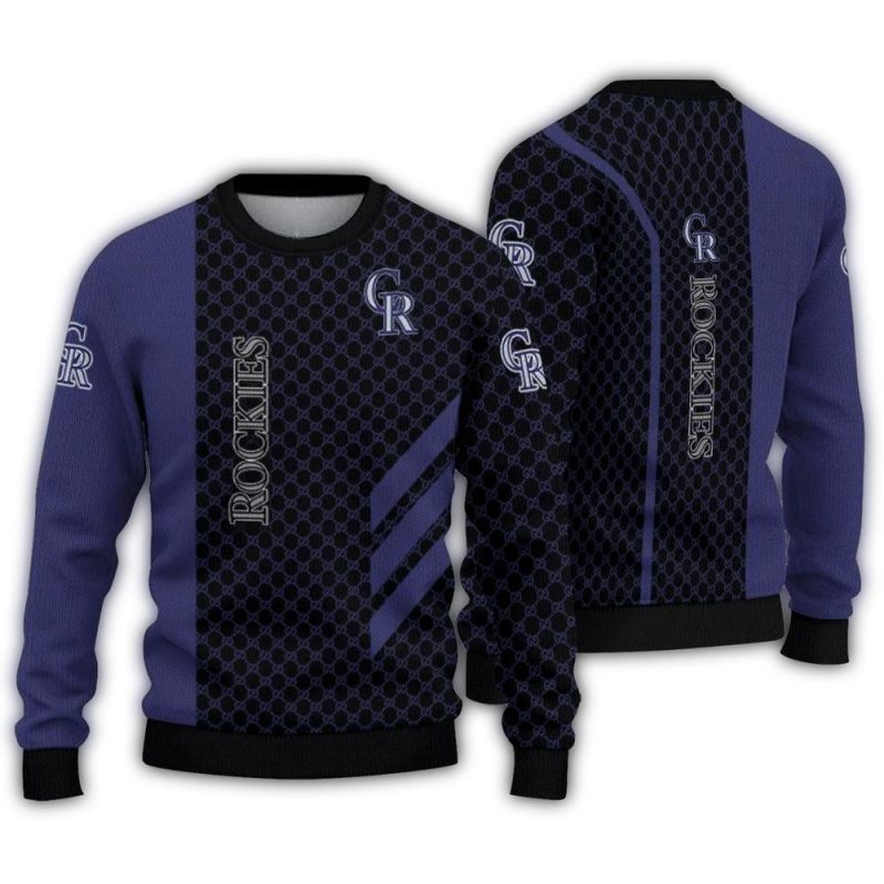 Colorado Rockies Circles Mesh Ugly Sweater 1