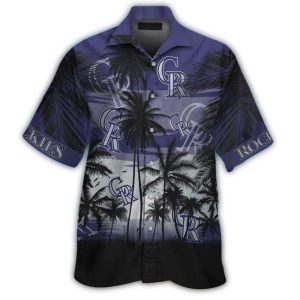 Colorado Rockies Coconut Dawn Beach Hawaiian Shirt For Men And Women