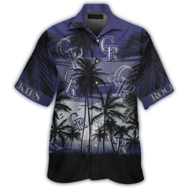 Colorado Rockies Coconut Dawn Beach Hawaiian Shirt 1