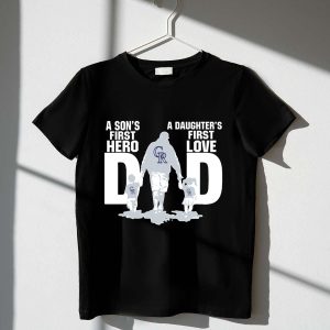 Colorado Rockies Dad T-Shirt - Perfect Gift For Sons & Daughters