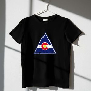Distressed Colorado Rockies Mountain T-Shirt For Fans And Outdoor Lovers