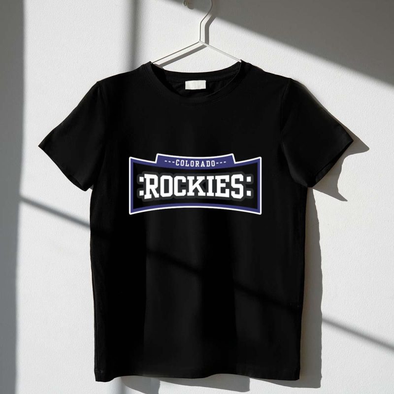 Colorado Rockies Fans Team Logo for Sports Enthusiasts T Shirt t shirt 1 1