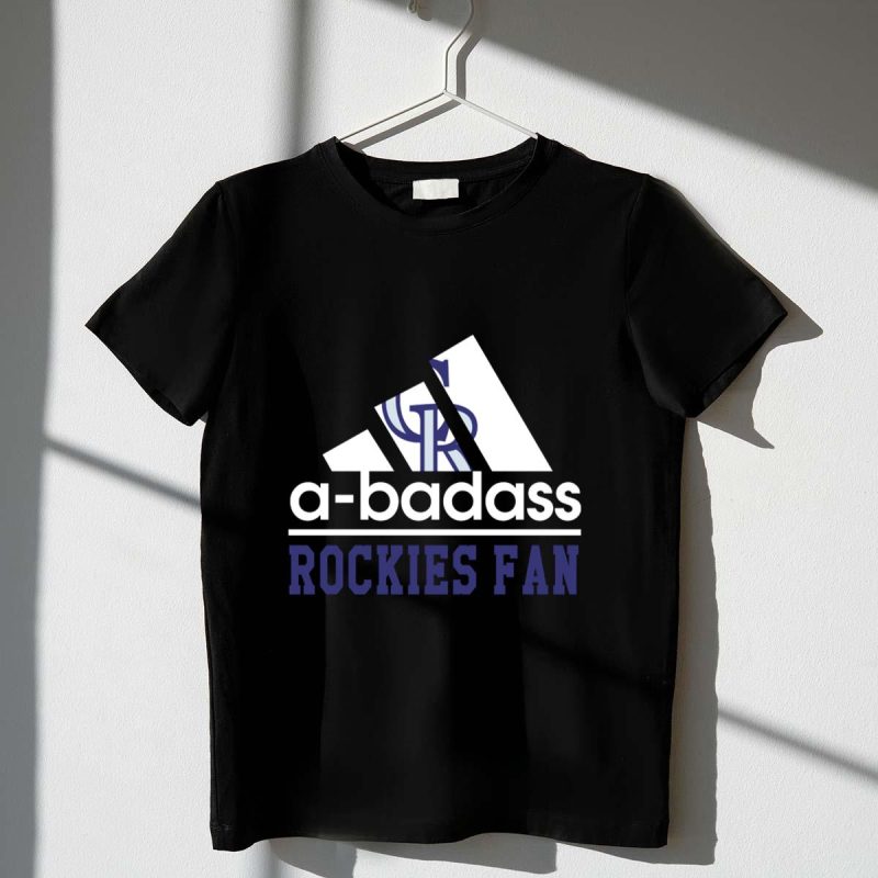 Colorado Rockies GR Logo A Badass Rockies Fan T Shirt t shirt 1 1