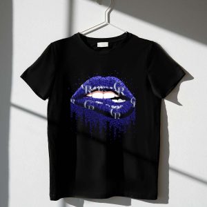 Colorado Rockies Glitter Lips T-Shirt With Team Logo Fan Art