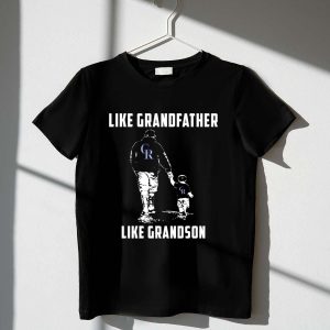 Colorado Rockies Grandfather & Grandson Matching T-Shirt