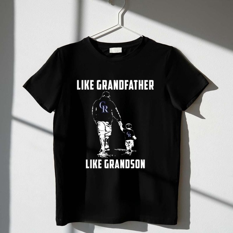 Colorado Rockies GrandFather Like GrandSon t shirt t shirt 1 1