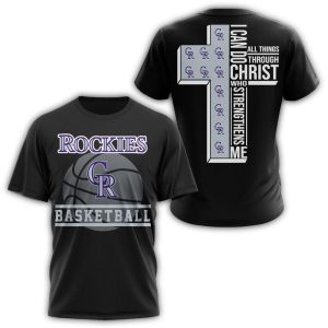 Colorado Rockies I Can Do All Things Inspirational All-Over Print T-Shirt