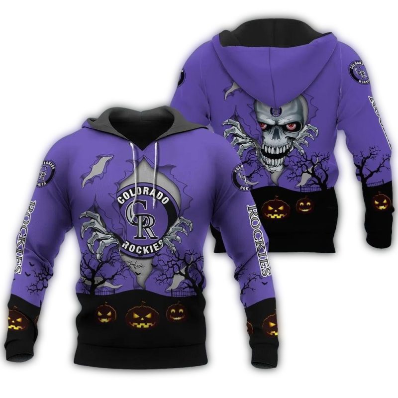 Colorado Rockies IT Halloween AOP Hoodie 1