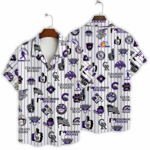 Colorado Rockies Hawaiian Shirt - Iconic Collage Design For Fans