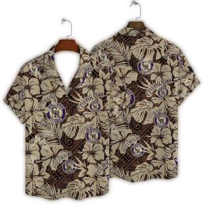 Colorado Rockies Fern Print Hawaiian Shirt - Perfect For Summer Style