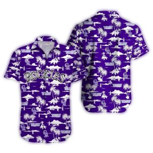 Colorado Rockies Hawaiian Shirt - Island Getaway Style For Fans