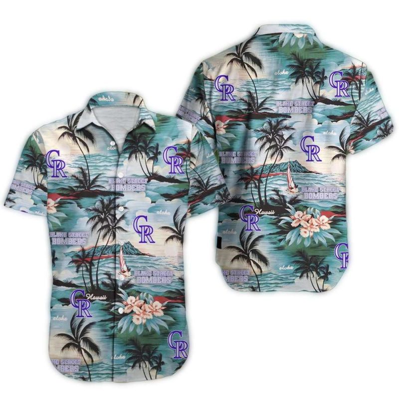 Colorado Rockies Island Summer Tropical Hawaiian Shirt 1