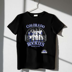 Kiss Dressed To Kill Colorado Rockies Baseball T-Shirt For Fans