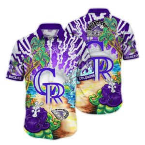 Colorado Rockies Landscape Art Hawaiian Shirt For Nature Lovers