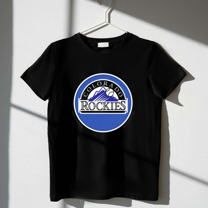 Colorado Rockies Logo Baseball Mountain T Shirt t shirt 1 1