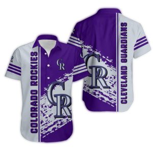 Colorado Rockies Heart Logo Hawaiian Shirt – Perfect For Fans