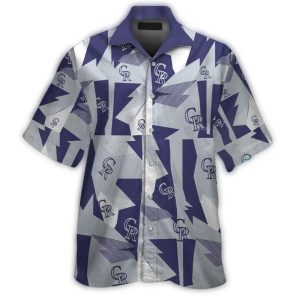 Vintage Colorado Rockies Logo Hawaiian Shirt For Ultimate Fan Style