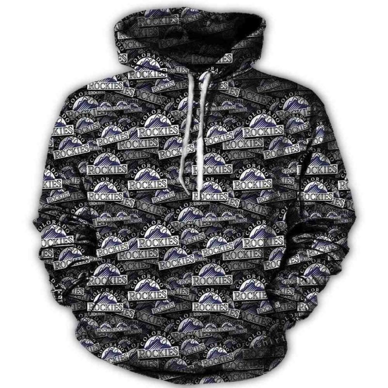 Colorado Rockies Multi Logo AOP Hoodie 1