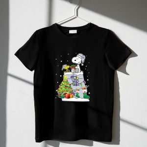 Colorado Rockies Snoopy & Woodstock Christmas T-Shirt For Fans