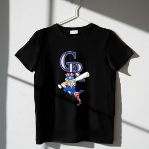 Colorado Rockies Uncle Sam 4Th Of July Baseball T-Shirt For Fans