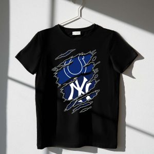 Colts Yankees Logo Graphic T-Shirt For Sports Fans