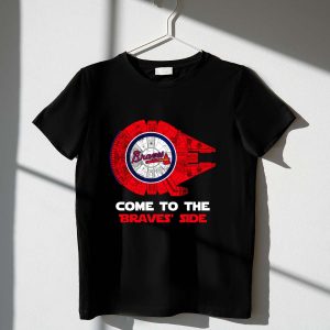 Atlanta Braves Millennium Falcon T-Shirt - Join The Braves Side!