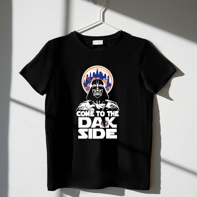 Come to the Dark Side Darth Vader New York Mets Fans Collaboration T Shirt t shirt 1 1