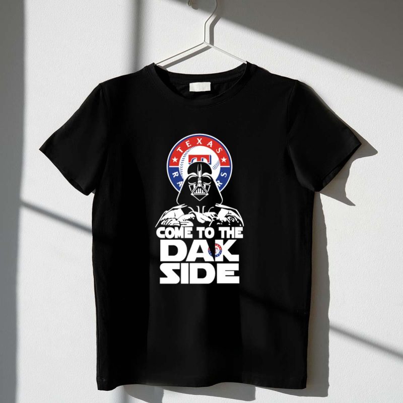 Come to the Dark Side Darth Vader Texas Rangers Fans T Shirt t shirt 1 1