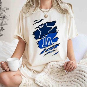 La Dodgers Cowboys Iconic Star Graphic T-Shirt For Fans