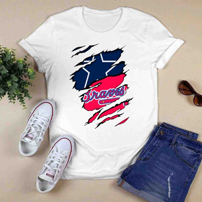 Braves Logo Mashup T-Shirt For Cowboys Fans – Stylish & Unique Design - Image 6
