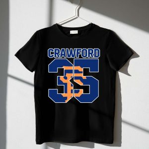 Crawford 35 San Francisco Giants Baseball T-Shirt For Fans