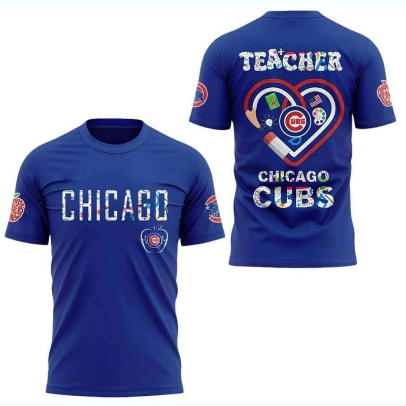 Cubs Teacher Appreciation Night 2025 All-Over Print T-Shirt for Fans