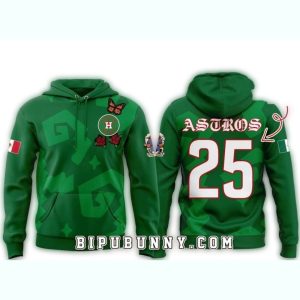 Custom Houston Astros Mexican Heritage Night All-Over Print Hoodie