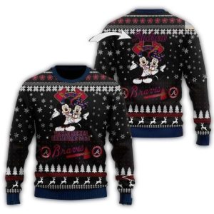 Personalized Atlanta Braves Mickey World Series Champion Sweater