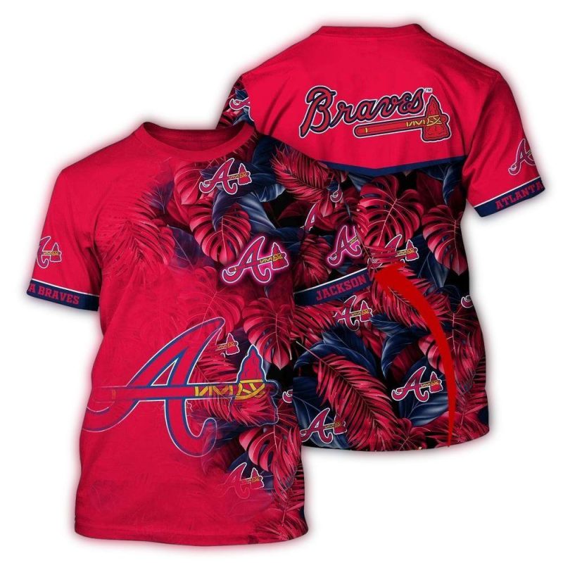 Customized MLB Atlanta Braves 3D T Shirt Summer Symphony For Sports Enthusiasts 1