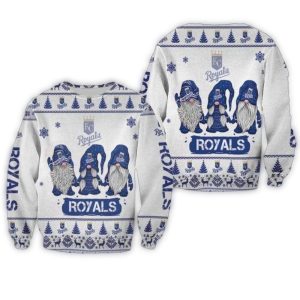 Adorable Gnome Trio Kansas City Royals Sweatshirt For Fans