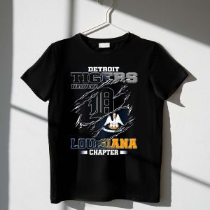 Detroit Tigers Louisiana Chapter T-Shirt - Show Your Team Spirit In Style!