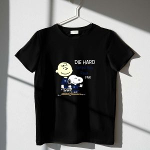 Snoopy & Charlie Brown Die Hard Tampa Bay Rays Fan T-Shirt