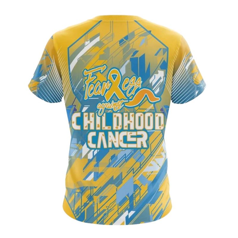 Pittsburgh Pirates Fearless Against Childhood Cancers All-Over Print T-Shirt - Image 2