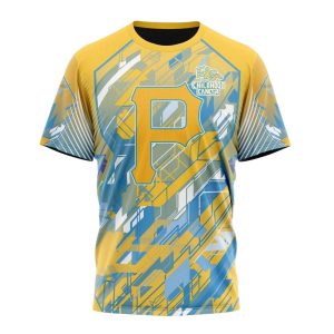 Pittsburgh Pirates Fearless Against Childhood Cancers All-Over Print T-Shirt