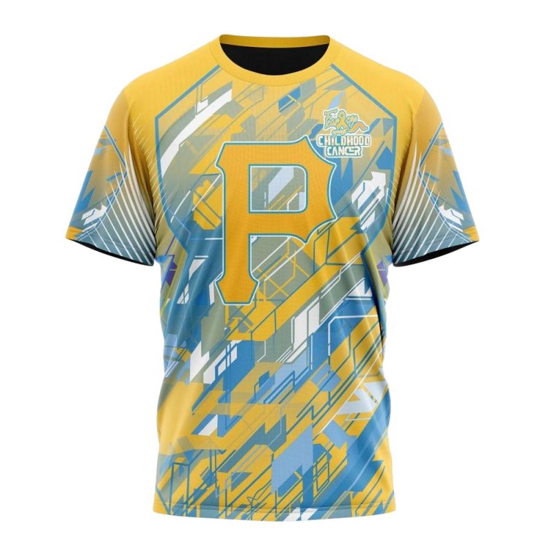 Pittsburgh Pirates Fearless Against Childhood Cancers All-Over Print T-Shirt