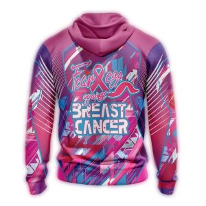 Atlanta Braves Fearless Against Breast Cancer All-Over Print Hoodie