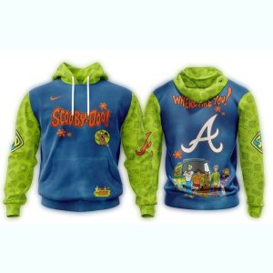 Atlanta Braves Scooby-Doo All-Over Print Hoodie For Fans