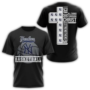 New York Yankees Inspirational I Can Do All Things All Over Print T-Shirt