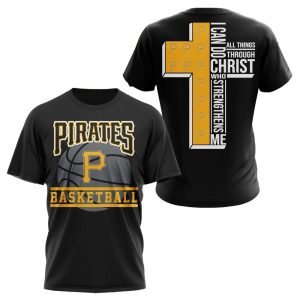 Pittsburgh Pirates I Can Do Christ All Things Through Who Strengthens Me All-Over Print T-Shirt